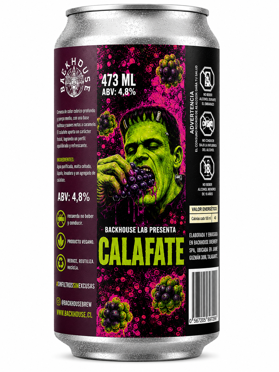 Calafate – Amber Ale con Calafate | 473 ml | 4.8% ABV